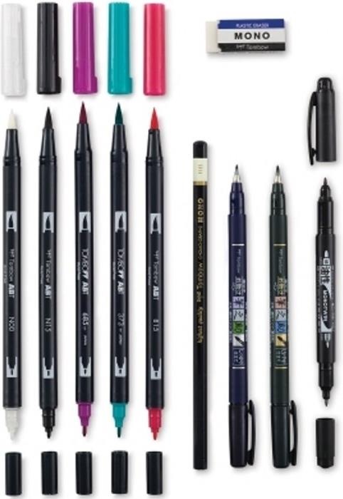 Immagine prodotto Tombow Set di caratteri per studenti avanzati (Multicolore, 10 x)