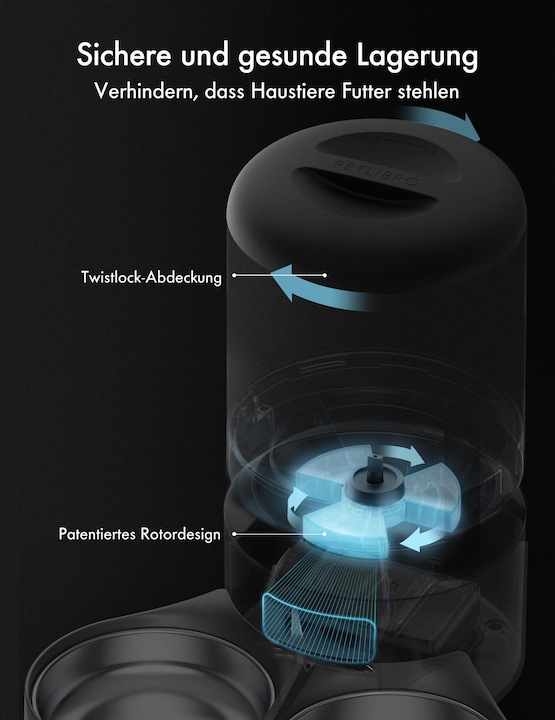 Image du produit Petlibro Distributeur automatique de nourriture Granary Dual Feeder (5 l)