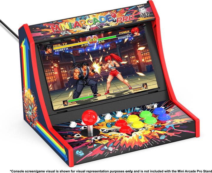 IMP Tech - Mini Arcade Pro Retro Game Cabinet for Switch 2, Switch and OLED - Black/Red (Switch, Switch 2, Switch OLED)