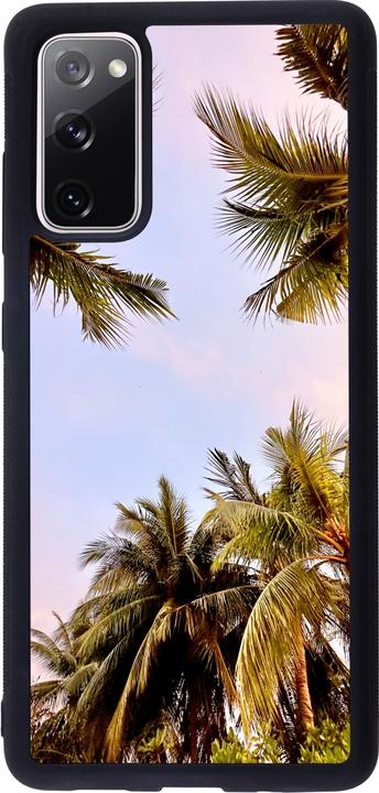 Actual product image PhoneLook Cover silicone black Summer 2023 palm tree vibe (Samsung Galaxy S20 FE 5G)