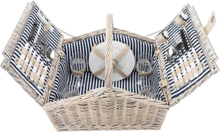 Actual product image Anndora 4 Personen Picknickkorb, 23-teilig