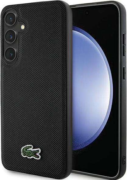 Image du produit Lacoste LCHMS24MPVCK S24+ S926 czarny/black hardcase Iconic Petit Pique MagSafe (Samsung Galaxy S24+)