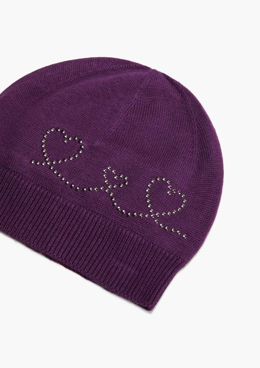 Produktbild S.Oliver Mütze Feinstrickmütze mit Artwork (49)