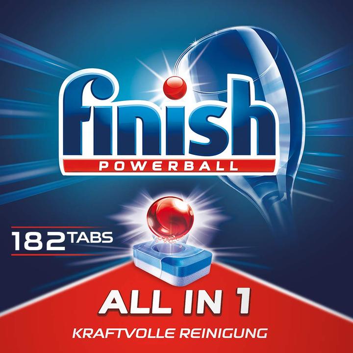 Actual product image Finish All in One (Tabs, 182 x)