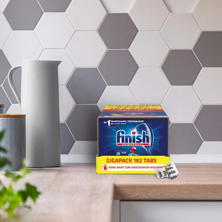 Actual product image Finish All in One (Tabs, 182 x)