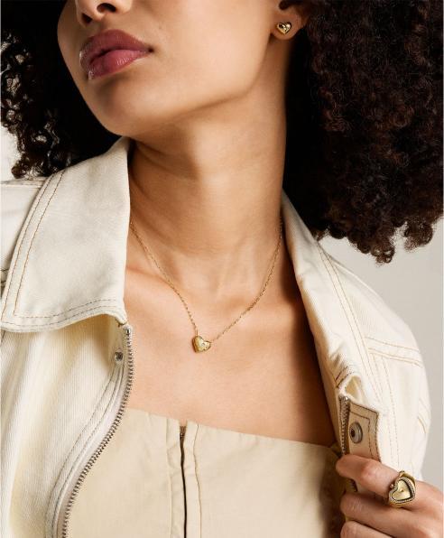 Image du produit Fossil Kette SADIE (Acier inoxydable avec finition en or IP, 41 cm)