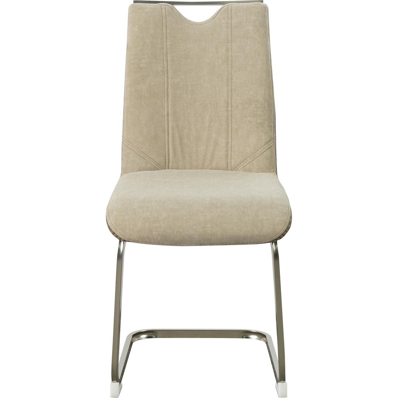 Thumbnail - HTI-Living, Stühle, Schwingstuhl Taupe/Cord 2er Set Emrys