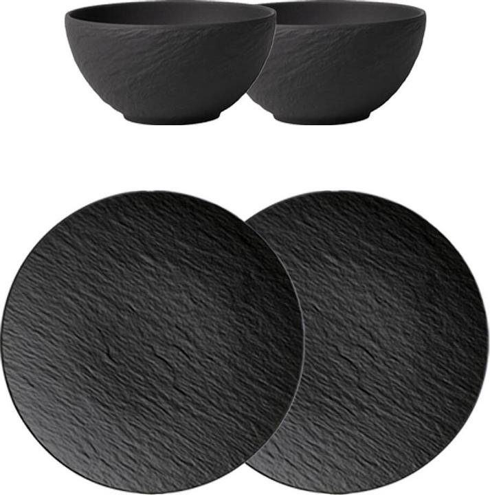 Actual product image Villeroy & Boch Breakfast Set Manufacture Rock (2 pcs.)