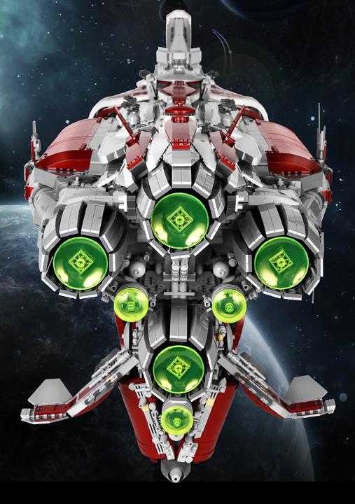 Actual product image Mould King Old Republic escort cruiser