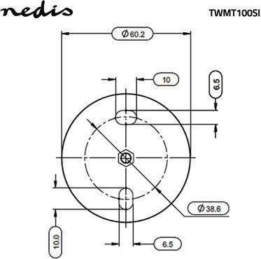 Actual product image Nedis TWMT100SI