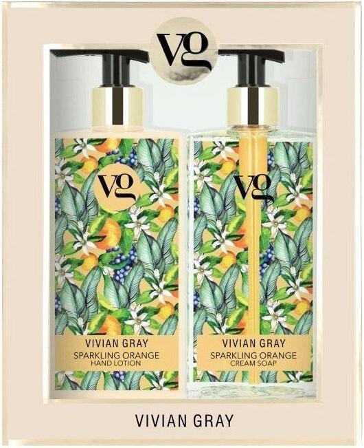 Vivian Gray Cosmetic set Sparkling Orange (Cream Soap & Hand Lotion) (Manicure set)