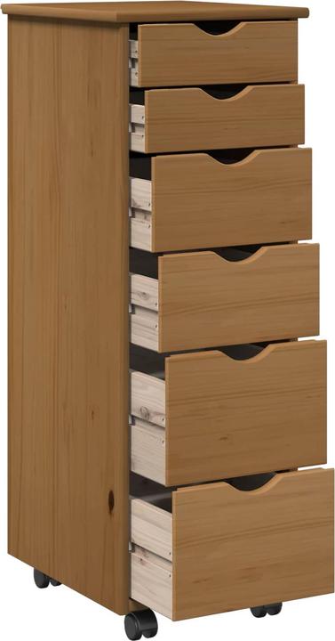 Produktbild vidaXL Rollschrank (34 x 39 x 93.50 cm)