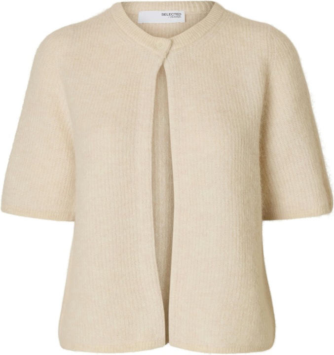 Actual product image Selected Femme Slfsia Ras 2/4 Rib Knit Cardigan Noos (XS)