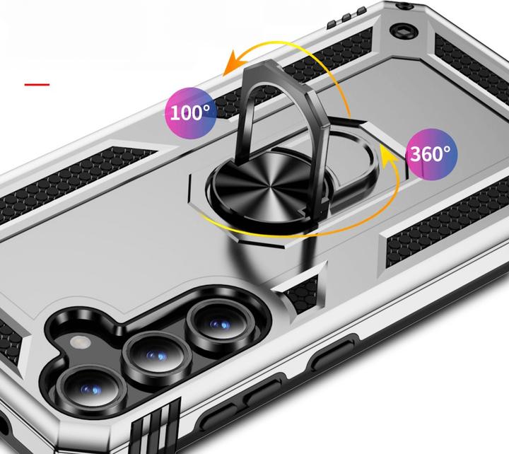 Actual product image Cover-Discount FE - Robust back cover with kickstand (Samsung Galaxy S24 FE)
