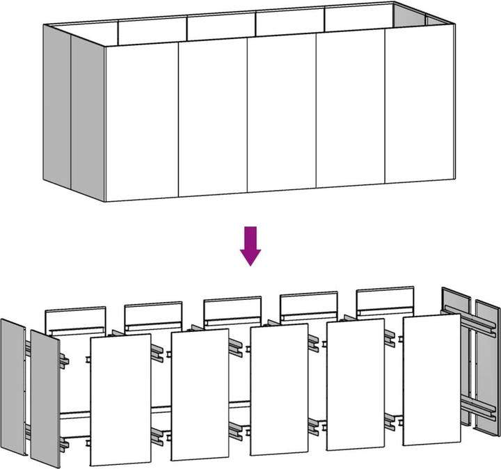Produktbild vidaXL Hochbeet