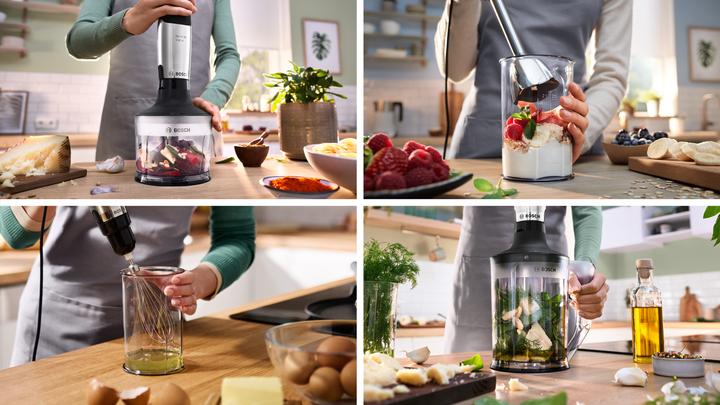 Produktbild Bosch Hausgeräte Series 6, Hand blender, ErgoMaster, 1000 W, Stainless steel, MSM6M652