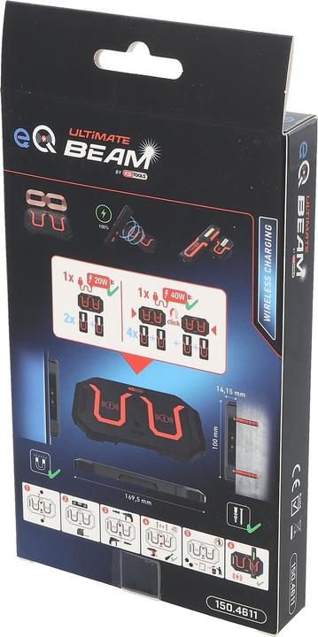 Actual product image KS Tools - eQiUltimateBEAM Ladepad mit zwei Ladepunkten