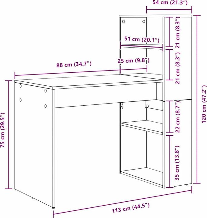 Immagine prodotto VidaXL Schreibtisch