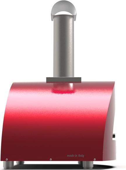 Actual product image Alfa Forni Moderno 3 Pizzas Wood Antique Red (Pizza oven wood)