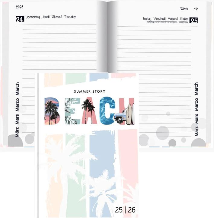 Produktbild Biella Mydiary (12 x 16.5 cm, Multilingual)