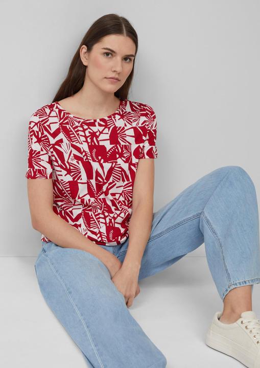 Produktbild S.Oliver T-Shirt Jersey-T-Shirt im O-Shape mit Cut-out (46)
