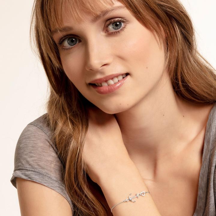 Immagine prodotto Thomas Sabo Ancora con cuore (16 cm, Argento)