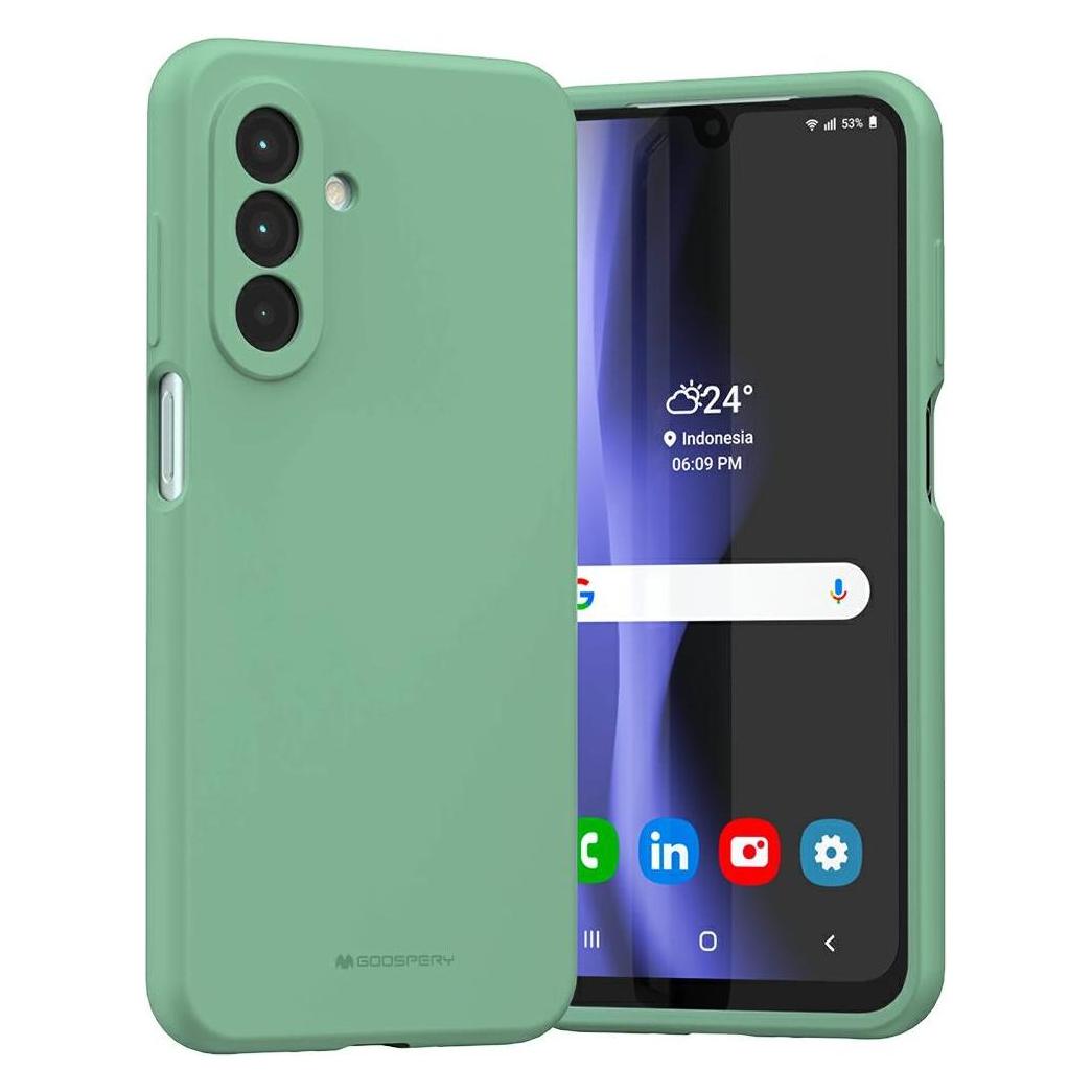 Mercury Verde Etui Silicone Sam A26 Zielony/Green (Samsung Galaxy A26), Cover Smartphone,