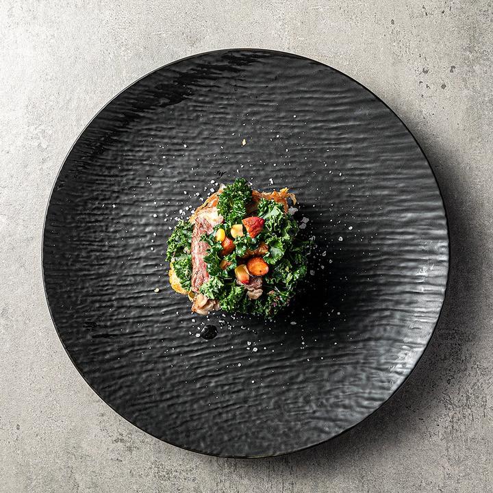 Image du produit Spa Solutions Verona Assiette à hors-d'oeuvre Set de 4 pièces Noir (4 x)