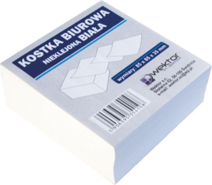 Actual product image Wektor Weisser Würfel 85x85mm 3,5cm