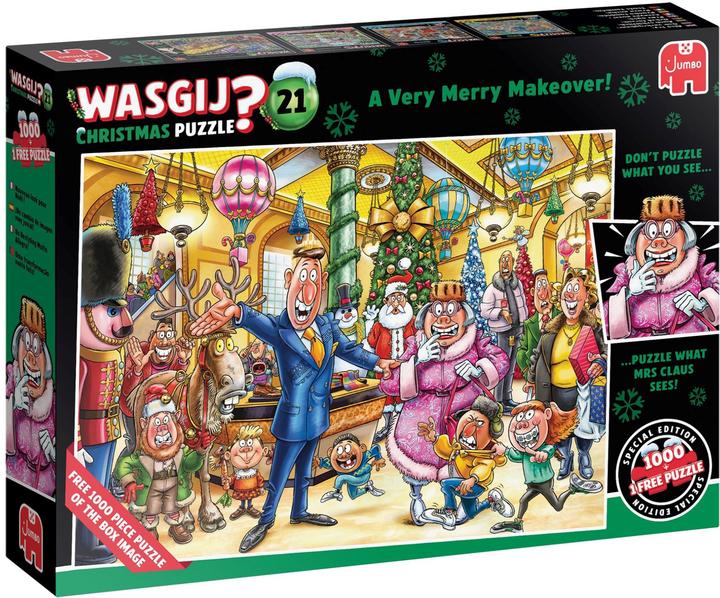 Jumbo Wasgij Christmas 21 - Fröhliche Verwandlung (1000 pieces)