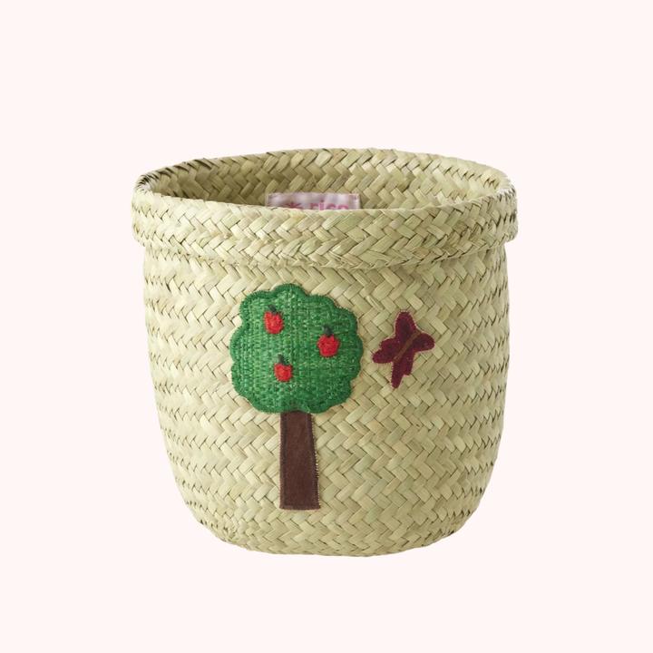 Rice Cestino in rafia Small Happy Forest