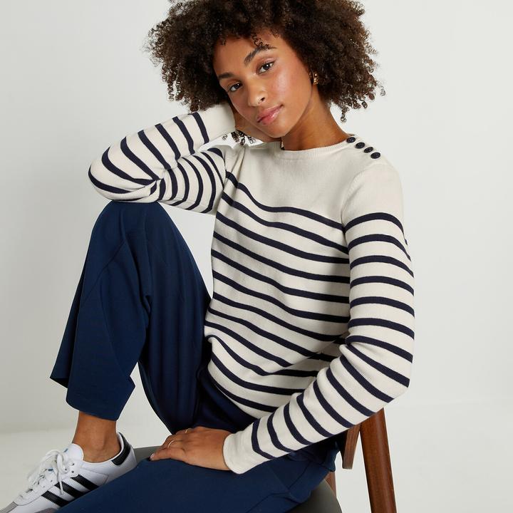 Produktbild La Redoute Collections Gestreifter Pullover (XS)