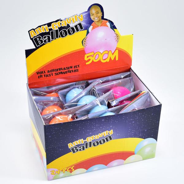 Produktbild Kögler Anti-Gravity Balloon, Blasenball, mit Aufblasröhrchen, 50cm