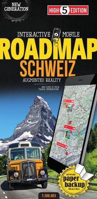 Actual product image High5 Road map Switzerland 1:300 000
