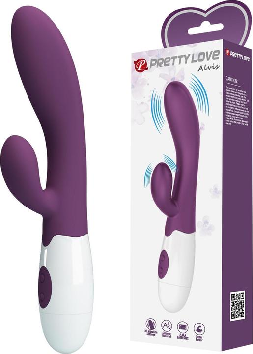 Image du produit Pretty Love Vibromasseur Alvis Rabbit & Points G Violets