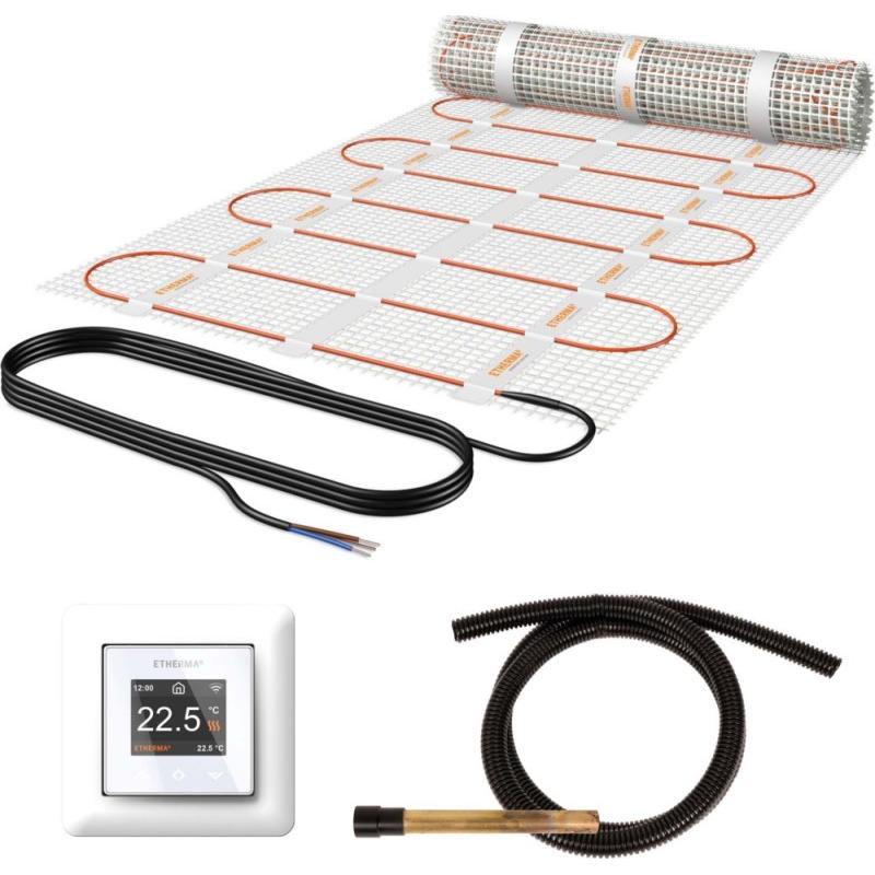 Etherma, Riscaldamento a pavimento, Cavo riscaldante 160W/mq 960W 6mq 1freddo 12W/m 44764