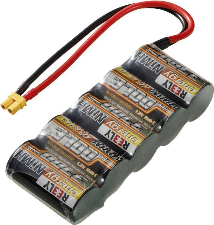 Productafbeelding Reely Modelbouw accupack (NiMh) 6 V 3700 mAh Aantal cellen: 5 Sub-C Side-by-Side (6 V, 3700 mAh)