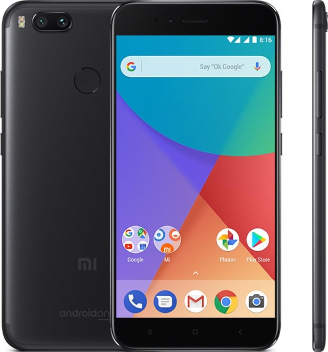Actual product image Xiaomi Wed A1 (64 GB, Black, 5.50", Hybrid Dual SIM, 12 Mpx, 4G)
