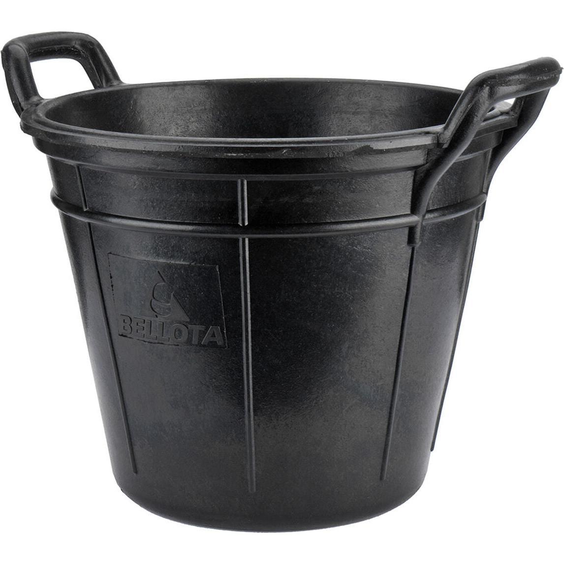 Bellota Eimer Mit Henkel 18 L Industriell Schwarz Gummi Resistent, Utensili pulizia, Nero
