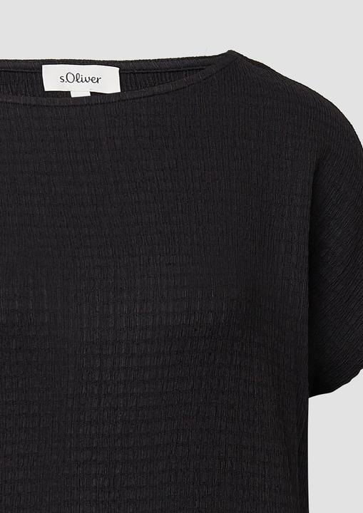 Produktbild S.Oliver T-Shirt Strukturiertes T-Shirt im Relaxed Fit (44)