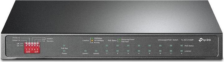 Actual product image TP-Link 10-Port Gigabit Desktop Switch mit 8-Port PoE+ (10 ports)