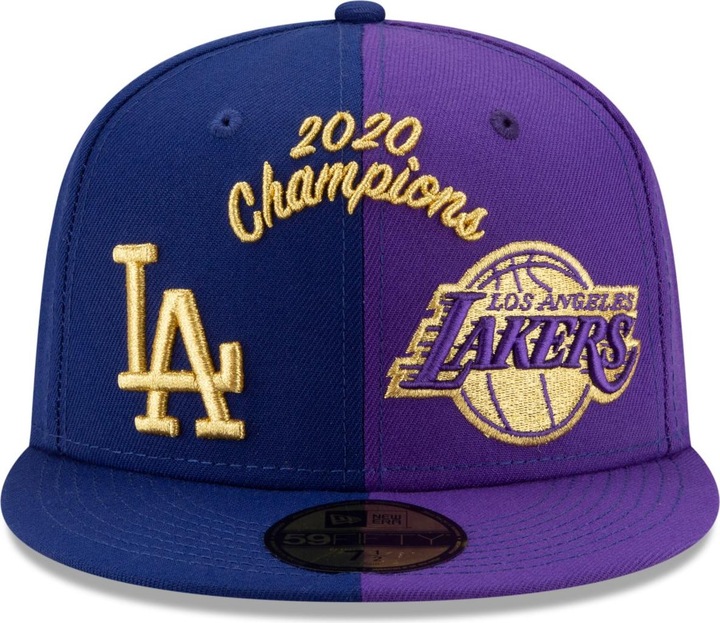 Produktbild New Era 59Fifty Cap - CHAMPS 2020 LA Lakers & Dodgers 7 1/4 (7 1/4)