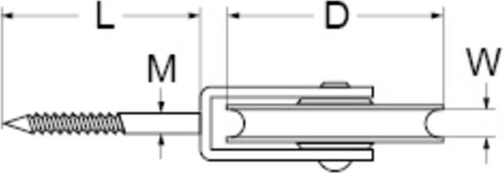 Immagine prodotto Dörner + Helmer DH Umlenkrolle Ø 50 mm, Polyamid 6 St
