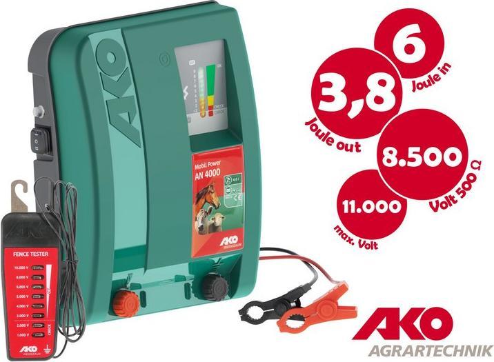 Produktbild AKO MobilPower AN 4000 Weidezaungerät