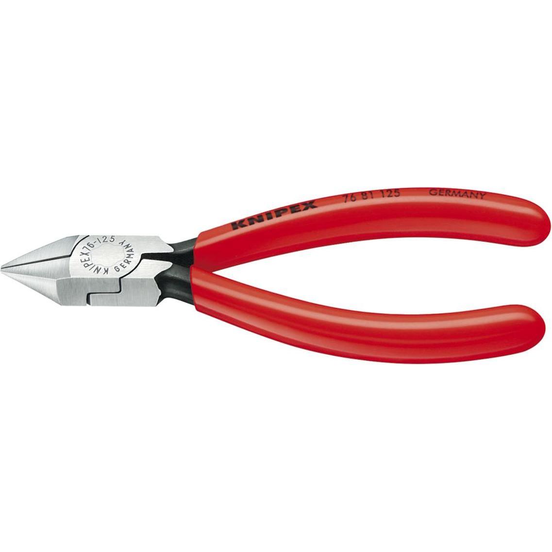 Thumbnail - Knipex, Bolzenschneider + Seitenschneider, Seitenschneiderfür Elektromechaniker 76 81 125 (125 mm)