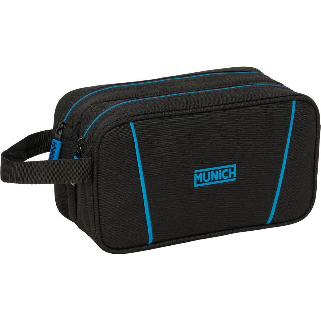 MunichSport, Accessori make-up, Reise-Toilettentasche Munich Road Blau Schwarz 26 x 15 x 12.5 cm