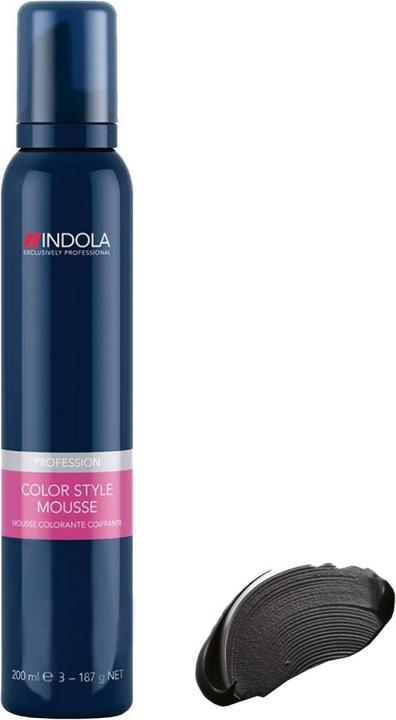 Indola Color - Color Style Mousse Black (200 ml)