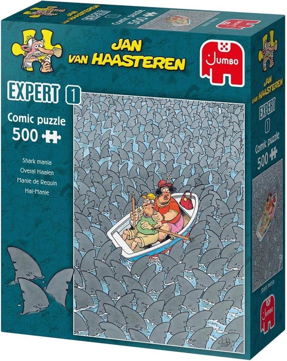 Produktbild Jumbo Jan van Haasteren Expert 1 - Haie überall (500 Teile)