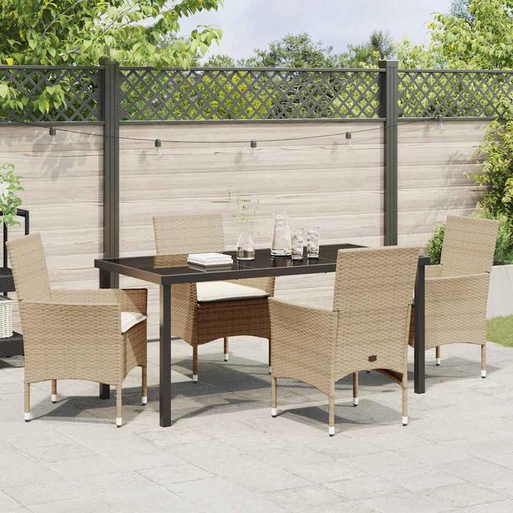 Produktbild vidaXL Garten Essgruppe (160 x 80 x 73 cm)
