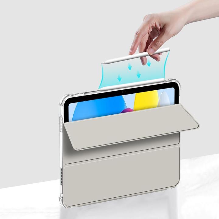 Actual product image Tech-Protect SC Pen Hybrid Case for iPad 10 / 2022 - Gray - Transparent (Apple iPad Air 11 2025)